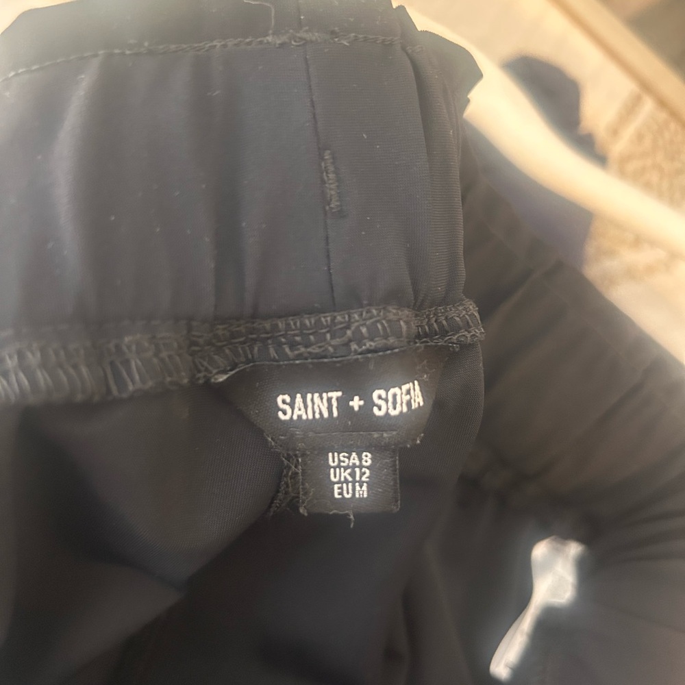 Saint + Sophia black Finsbury pant, size 8, worn once. - Picture 7 of 7
